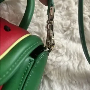 ショルダーバッグ・ポシェット Kate Spade Puffy Watermelon Mini Top Handle Crossbody KATE SPADE WATERMELON PUFFY MINI TOP HANDLE CROSSBODY